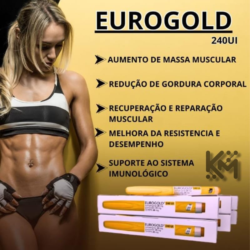 CANETA GH EUROGOLD 240UI