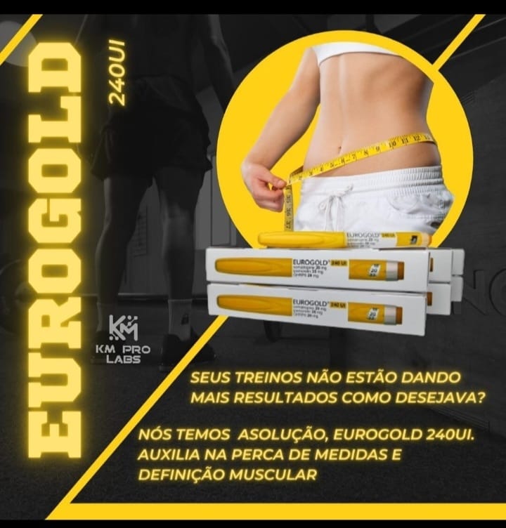 CANETA GH EUROGOLD 240UI