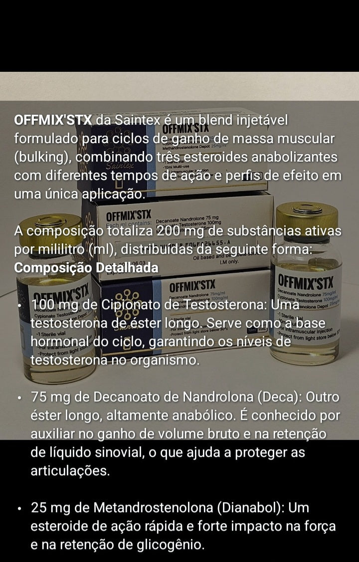 OFFMIXˋSTX 200MG 10ML Saintex