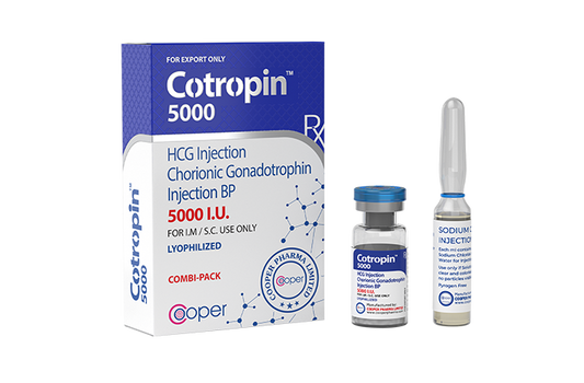 Cotropin- Cooper Pharma Gonadotrofina Coriônica BP 5000 UI (HCG)