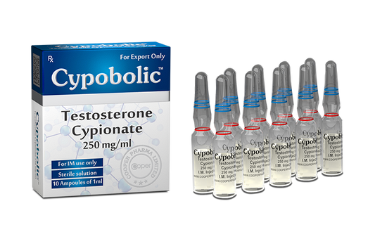 Cypobolic- Testosterone Cypionate Cooper Pharma 250mg