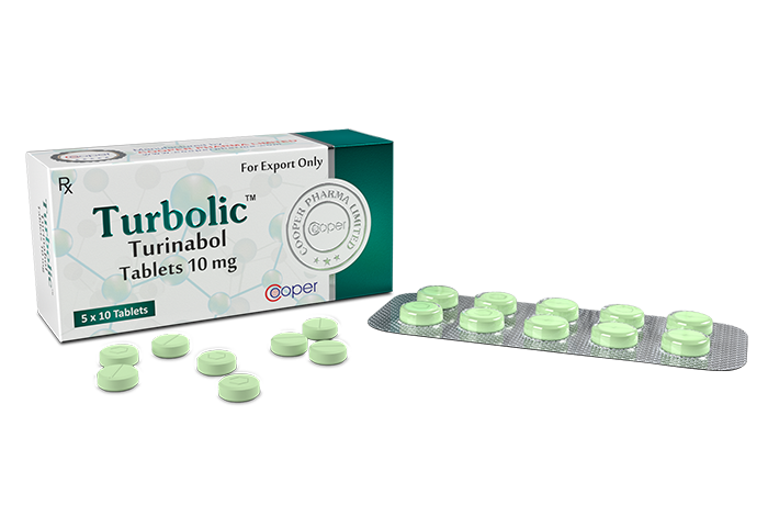 TURBOLIC- Turinabol Cooper Pharma 10mg/50comp.